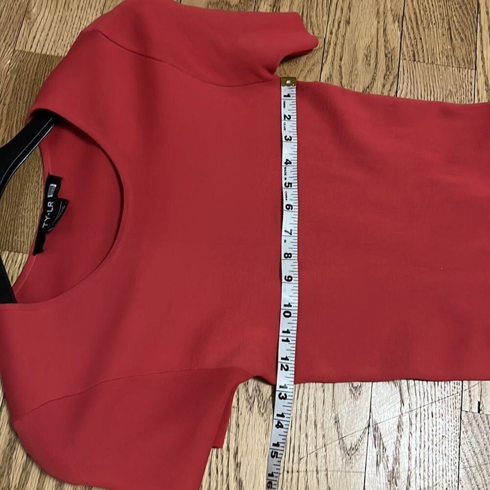 TY-LR ODESSA KNIT RED RUST COLOR DRESS SIZE S - Picture 7 of 7